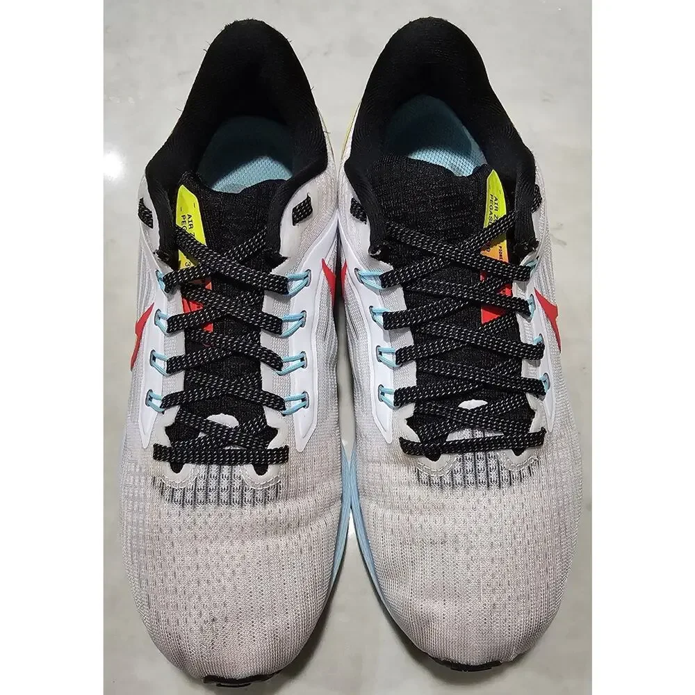 Nike Air Zoom Pegasus 39 White Crimson Volt Women's Size 7.5 Running Shoes